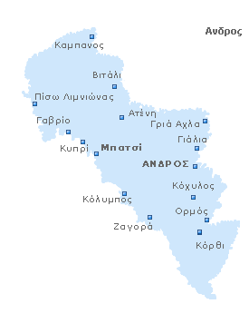 Χάρτης της Άνδρου, Κυκλάδες