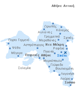 Χάρτης Αττικής