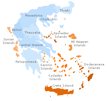 Map of Greece