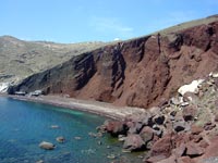 Akrotiri, Red Beach